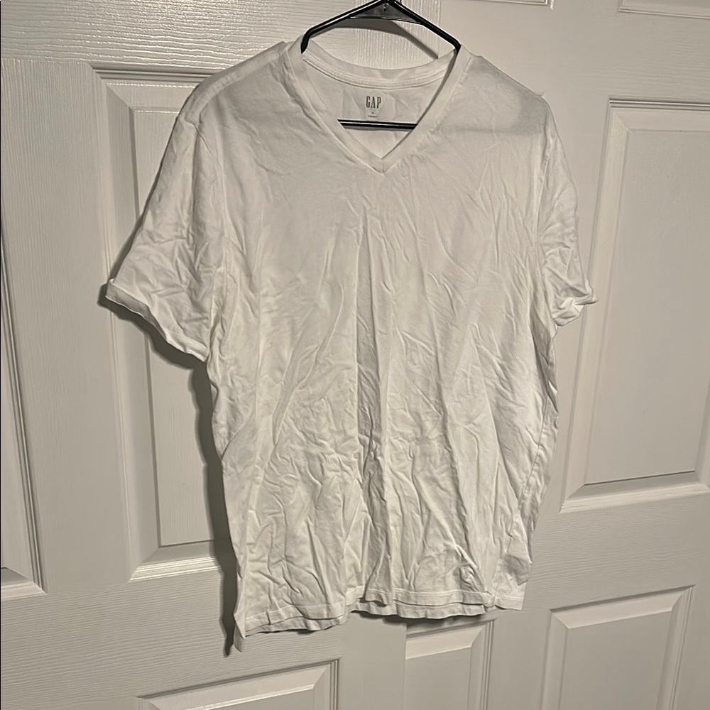 GAP White Short Sleeve Tee Classic Cotton